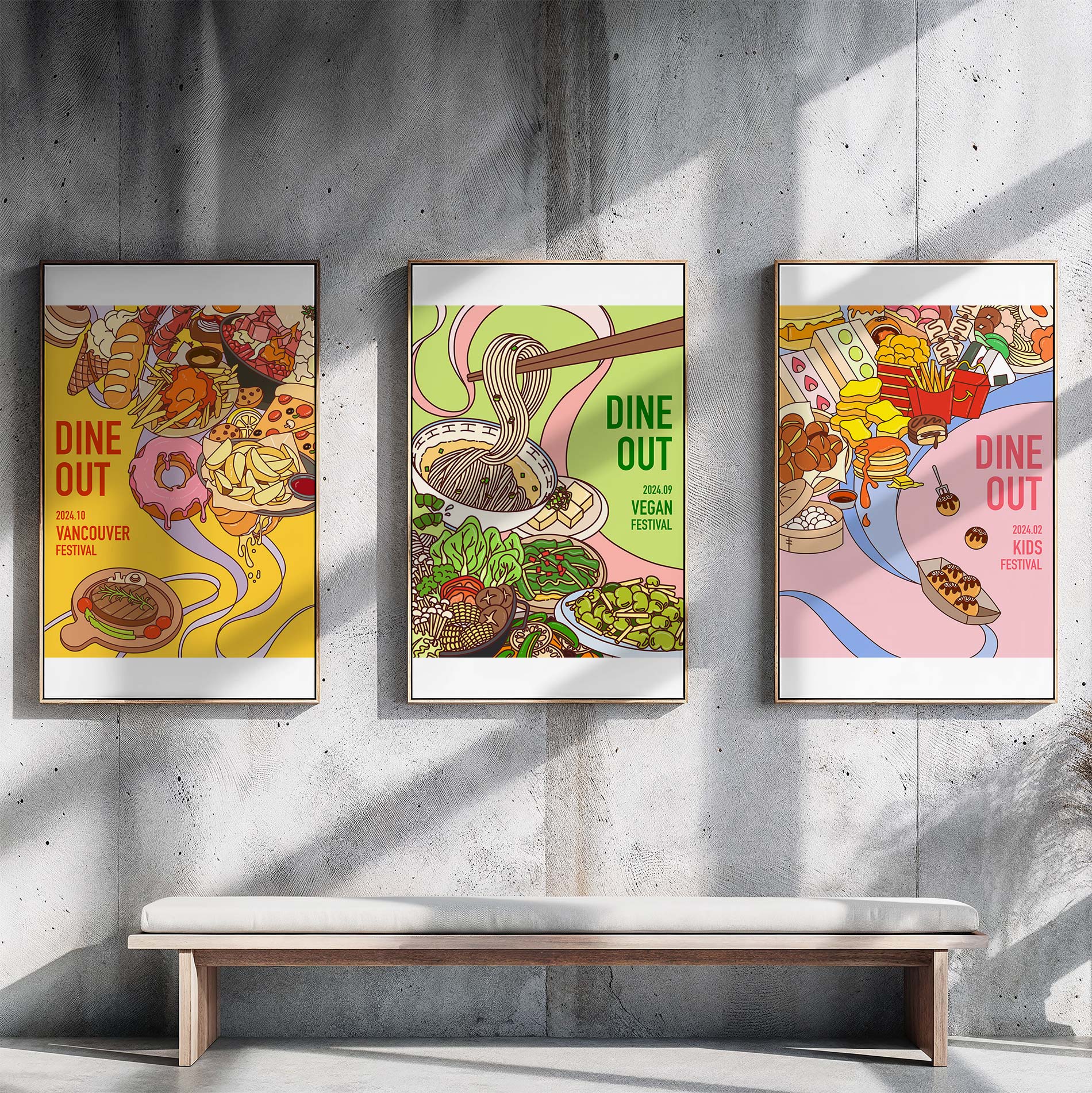 Dine Out Poster Series